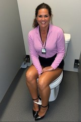 12 Pics. Office Ladies In The Washroom !! AI PHOTO 5 X 7. LAB PROCESS.LYS