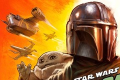 Star Wars The Mandalorian and Grogu Metal Sign Wall Art 14″ x 11″
