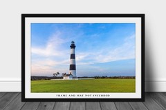 Outer Banks Photography Print: North Carolina Bodie Lighthouse OBX Coastal Photo