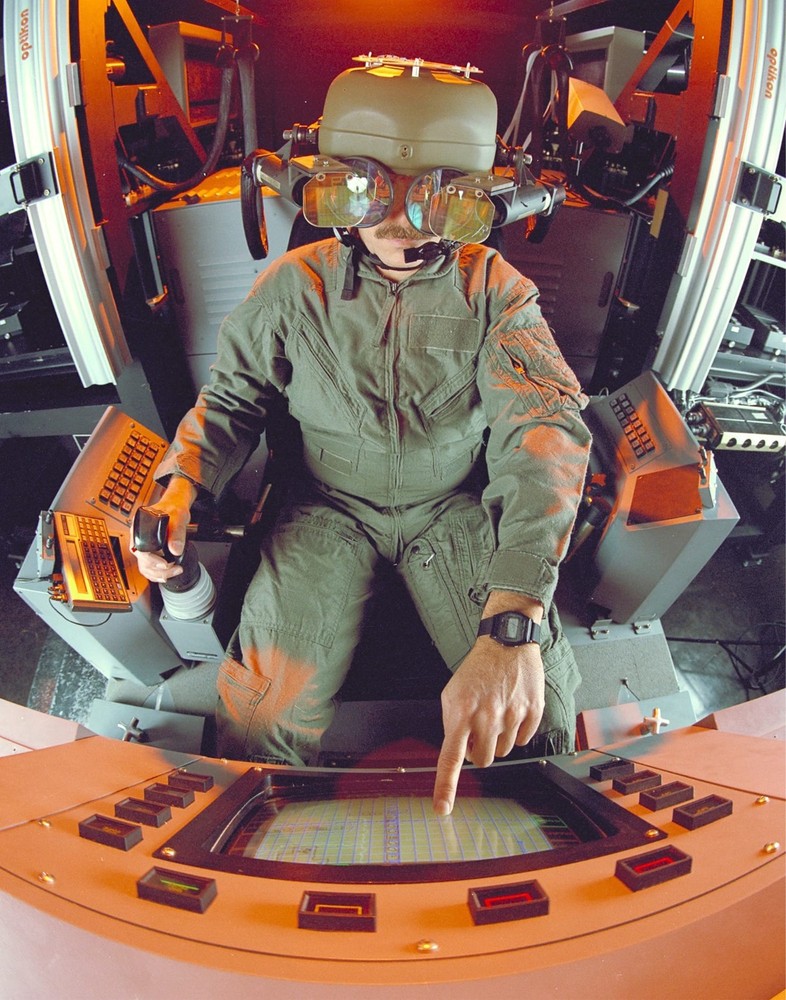 Person using a virtual trainer 11″x14″ Photograph Print 11×14
