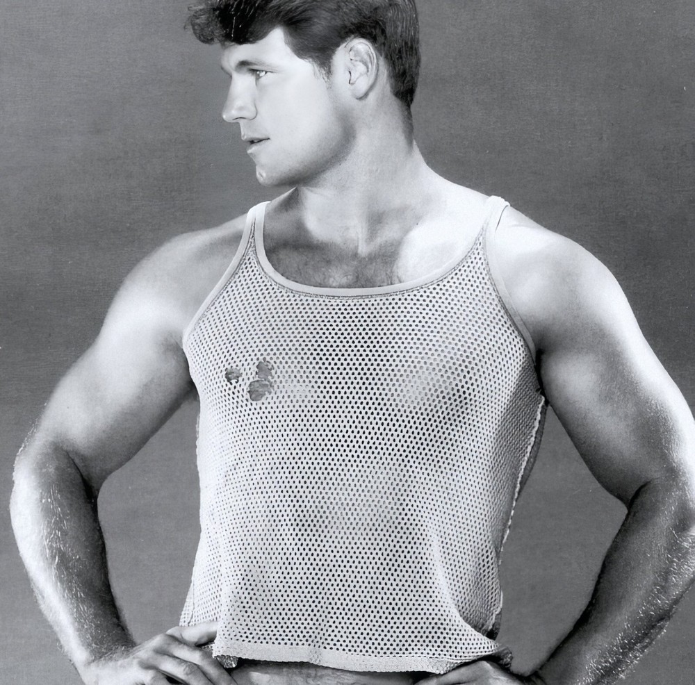 VINTAGE MALE PORTRAIT #1223-122 -andy miller 1979 -free shipping in usa