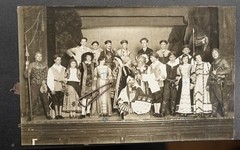 Photo Postcard Portrait Cologne Cathedral Builder Theatre Actor Coat of Arms Costumes