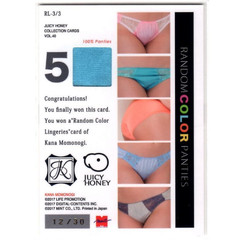 Kana Momonogi JUICY HONEY Vol.40 Random Color Panties Card 12/30 Japan AV Idol