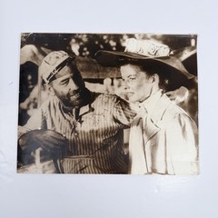 Vintage 1951 The African Queen Movie Still Photo – Bogart & Hepburn