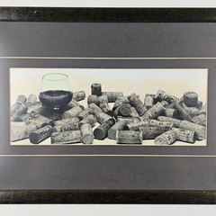 ART – Original Signed Richard Gallup Photograph 21.5×13.25 Framed – Wine & Cork