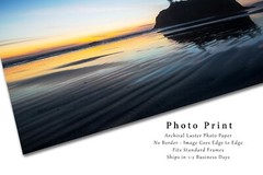 Pacific Northwest Photography Print – Sea Stack at Ruby Beach Washington State