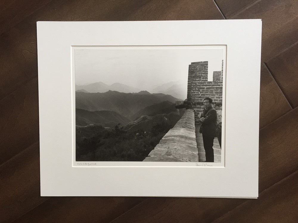BRUCE BLUM SIGNED B&W Photo Print (16″X 20″)-» Veno Park»