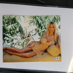 Playmate Shauna Sand Autographed 8×10 Photo Playboy