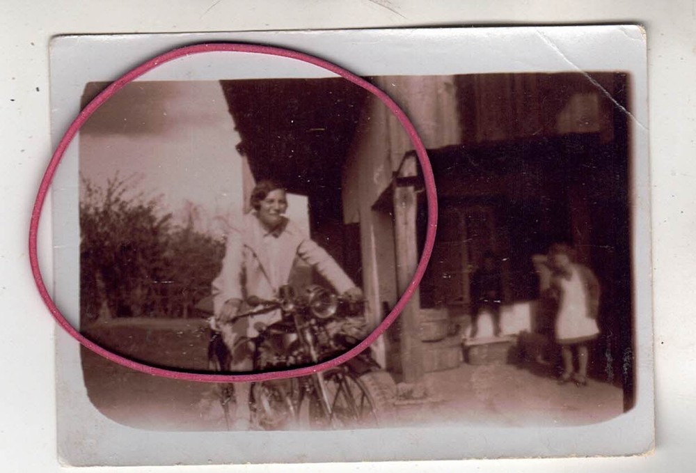 PHOTO PHOTO CAR AUTOMOBILES OLD MOTORCYCLE