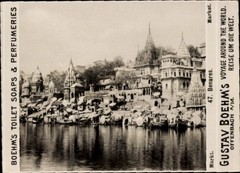 Photo Varanasi Benares India, Market, Advertising Boehm’s Toilet Soap – 11088246