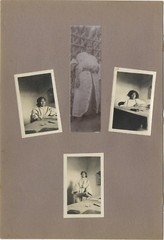 Quatre Portraits D’A Female Mixed Light Photo Vintage Analogue c1915
