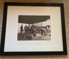 Pair Of Framed Ranch Branding Photo Prints. “06 Ranch, Photographed By Caruth”