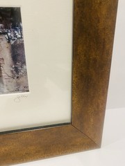 Vintage Original Photography Tuscany Italy by John Galbo Framed & Signed 13”-11”