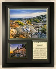 Acadia National Park Framed Photo Collage – 12 x 15-Inch (Made in the USA New)