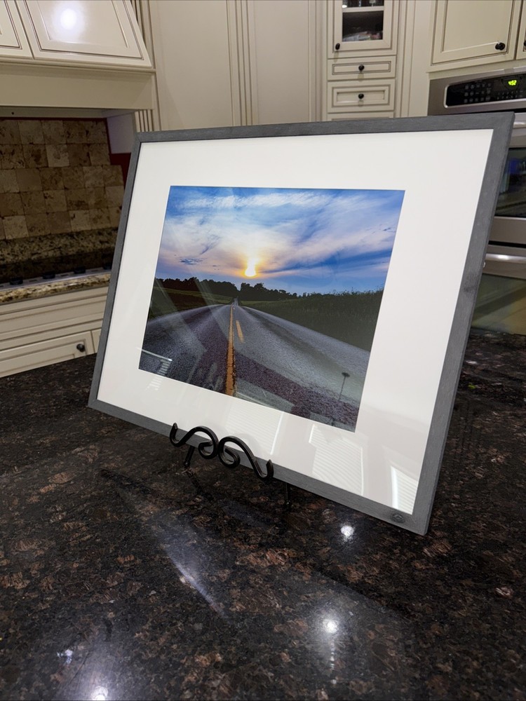 Landscape Photography. Sunset In Kentucky Country. 11×14 Photo On A 16×20 Frame.