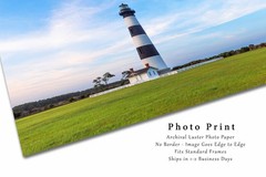 Outer Banks Photography Print: North Carolina Bodie Lighthouse OBX Coastal Photo