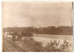 13 Photographs View Panama City, Funeral Parade with Firefighters, Unab