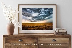 Storm Clouds Photography Print Stormy Sky Picture Colorado Photo Western Decor