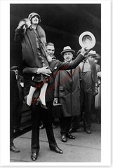 Jack Dempsey w/ Silent Movie Actress Wife Estelle Taylor Silver Halide Photo