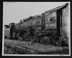 FRISCO Locomotive Steam Engine 1522 Photograph 8×10 Vtg 1950s Railroad Railway