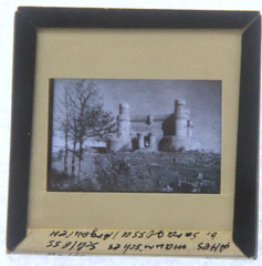 Slide Negative Photo Moorish Castle Zaragoza Spain 1960 Glass Vintage AW