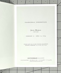 Jean Moral (1906-1999) Art Announcement Card 2004