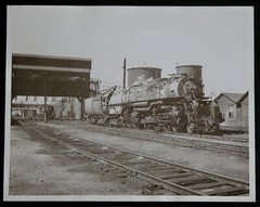UNION PACIFIC X3820 Locomotive 8×10 Photograph Vtg 50s Railway Railroad Station