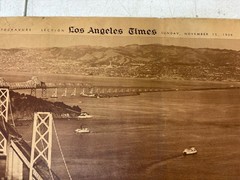 Golden Gate Bridge San Francisco California 1933 1936 L.A Times Art/Press Photo