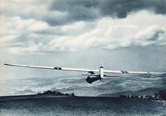 1931 Vintage AVIATION AIRPLANE Glider Landscape Aerial Photo Gravure Art 11×14