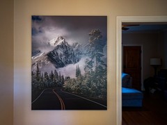 Teton Road — 47×59″ Fine Art Metal Photo Print — Grand Teton National Park