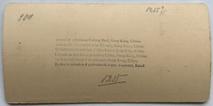 China Hong Kong Chinese Peaches 1896 Stereo Photo Vintage