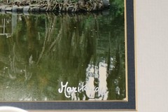NEW ORLEANS PHOTOGRAPH SIGNED MARITA CAJUN COTTAGE SWAMP MOSS