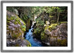 Avalanche Gorge – Glacier National Park, Montana Nature Photography Prints
