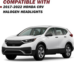 -For 2017-2022 Honda CR-V LX/EX/EX-L 4-Door [Halogen Type W/Led DRL] OEM Project