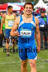 MALE PORTRAIT #0125-341- athletes series-track & field – free shipping in usa