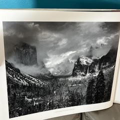 STATED FIRST PRINTING HB/DJ YOSEMITE AND THE RANGE OF LIGHT By ADAMS ANSEL Book