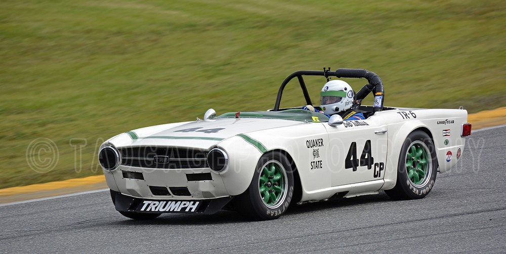 1971 Triumph TR6 Vintage Classic Race Car Photo (CA-0859)