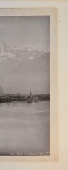 Antique Photograph, ‘Chillon et La Dent du Midi’, Possibly a Photogravure Print