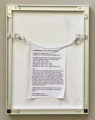 Original Signed MATTHEW PARKER Photograph Collage USAF MEMORIAL DR Arlington, VA