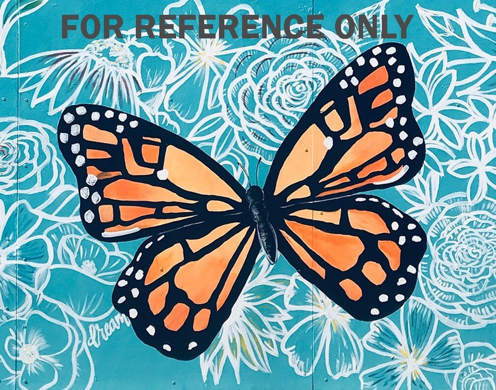 Painted Butterfly Mural Art Print 11×14 (4 of 5)