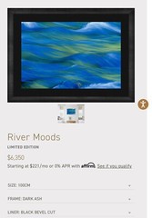 Peter Lik Original River Moods Limited Edition 121/950 Authentic