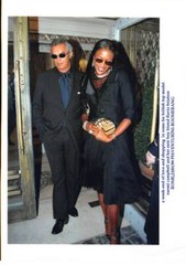 Press Photo. MLE10545. Approximately 30X20 Cm. Naomi Campbell. Flavio Briatore
