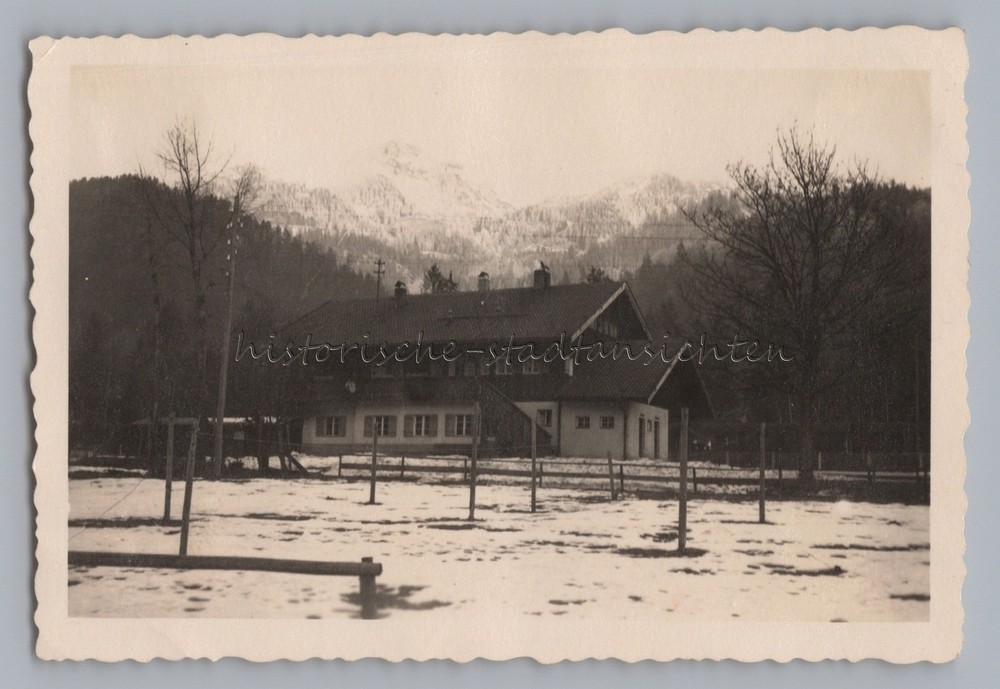 Bayrischzell 1942 – Building Winter – Old Photo 1940s