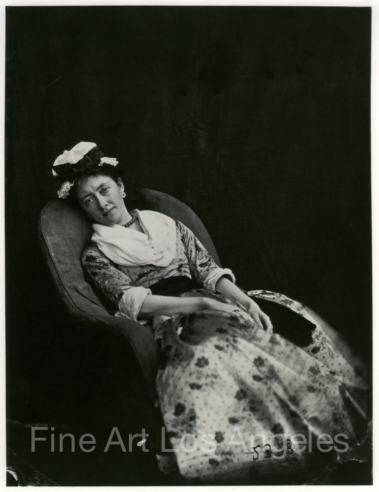 Lewis Carroll Photo – Woman in chair