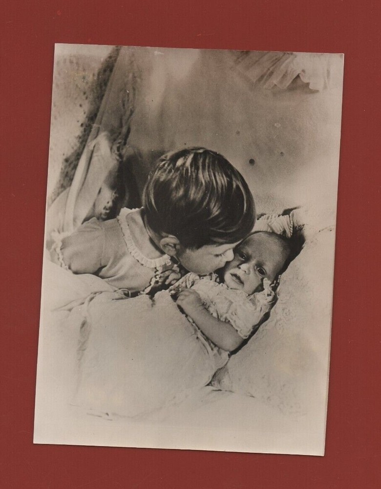 Vintage Photograph – Prince Charles And Princess Anne Of The United Kingdom