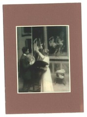 The Art Student Circa 1908 3-d Photo Reprint Stereographic Arts 5×7 Munich Art