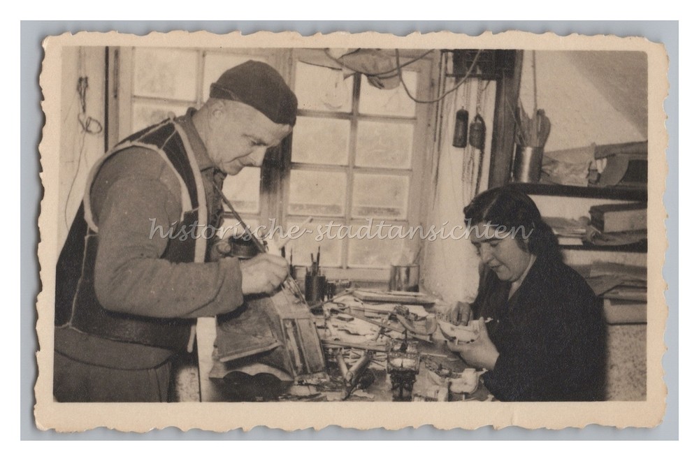 Baošići 1956 Miniature Shipbuilding Professions Crafts – Montenegro Old Photo 1950s