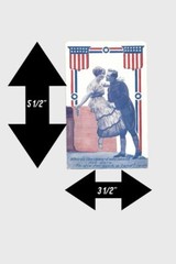 Vintage Patriotic Post Card Woman and A Soldier