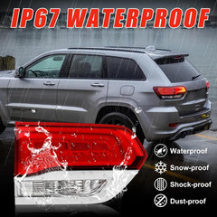 Left Inner Tail Light Assembly Compatible with 2014-2021 Jeep Grand Cherokee (La