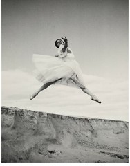 Philippe Halsman Original 1947 Gelatin Silver Photo Ballerinas on the Beach